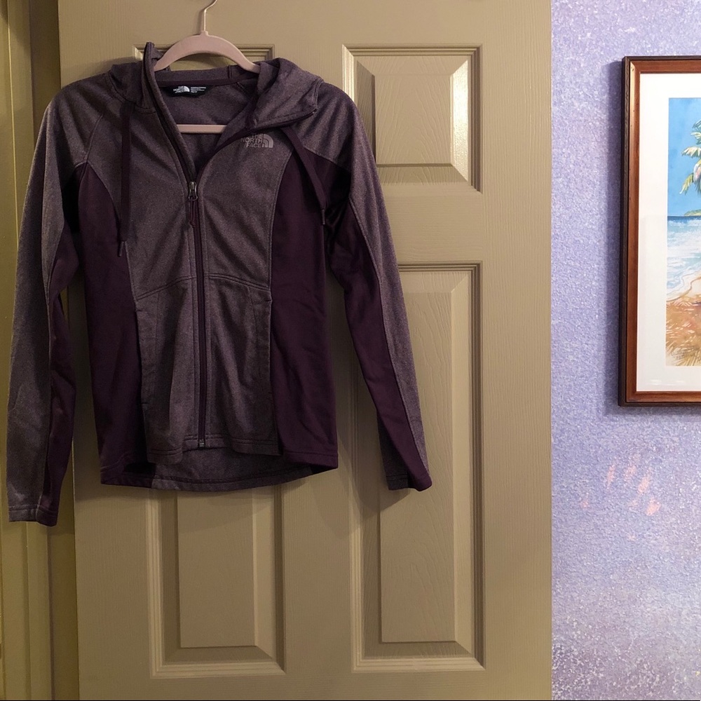 Purple North Face Fleece Jacket